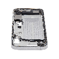 Mid-Frame Housing W/ Charging Port Flex & Small Parts For iPhone 16e / 17e (US Version) (Used OEM Pull: Grade C) (White)