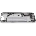 Mid-Frame Housing W/ Charging Port Flex & Small Parts For iPhone 16e / 17e (US Version) (Used OEM Pull: Grade C) (White)