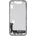 Mid-Frame Housing W/ Charging Port Flex & Small Parts For iPhone 16e (EU / Global Version) (Used OEM Pull: Grade A) (White)