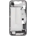 Mid-Frame Housing W/ Charging Port Flex & Small Parts For iPhone 16e (EU / Global Version) (Used OEM Pull: Grade A) (White)