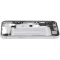 Mid-Frame Housing W/ Charging Port Flex & Small Parts For iPhone 16e (EU / Global Version) (Used OEM Pull: Grade A) (White)