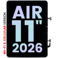 Complete LCD Display Assembly For iPad Air 11" (2026) (Genuine OEM) (Wi-Fi / Cellular)