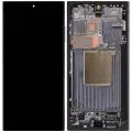 OLED Assembly With Frame For Samsung Galaxy S24 Ultra (US & International Version) (Aftermarket Pro) (120Hz) (Titanium Black)