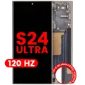 OLED Assembly With Frame For Samsung Galaxy S24 Ultra (US & International Version) (Aftermarket Pro) (120Hz) (Titanium Gray)