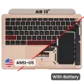 Top Case with Battery and Keyboard (ANSI US) For MacBook Air 13" A1932 (2018-2019) (OEM New) (Rose Gold)