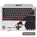 Top Case with Battery and Keyboard (ANSI US) For MacBook Air 13" A3240 (2025) (Used OEM Pull: Grade B) (Silver)