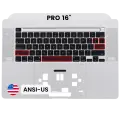 Top Case with Keyboard (ANSI US) For MacBook Pro 16" A2141 (2019) (Used OEM Pull: Grade A) (Silver)