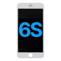 LCD Assembly With Steel Plate For iPhone 6S (Aftermarket) (White)