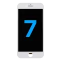 LCD Assembly With Steel Plate For iPhone 7 (Aftermarket) (White)