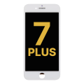 LCD Assembly With Steel Plate For iPhone 7 Plus (Refurbished: Toshiba) (White)