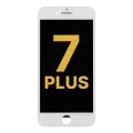 LCD Assembly With Steel Plate For iPhone 7 Plus (Refurbished: LG) (White)