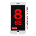 LCD Assembly With Steel Plate For iPhone 8 / SE (2020 / 2022) (Aftermarket Pro: XO7 Incell) (White)