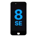 LCD Assembly With Steel Plate For iPhone 8 / SE (2020 / 2022) (Aftermarket) (Black)