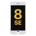 LCD Assembly With Steel Plate For iPhone 8 / SE (2020 / 2022) (Refurbished) (White)
