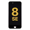 LCD Assembly With Steel Plate For iPhone 8 / SE (2020 / 2022) (Refurbished) (Black)