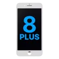 LCD Assembly With Steel Plate For iPhone 8 Plus (Aftermarket) (White)