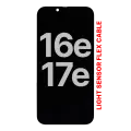 OLED Assembly Compatible For iPhone 17e / 16e With Light Sensor Flex Cable (Used OEM Pull: Grade A)