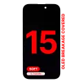 OLED Assembly For iPhone 15 (Aftermarket Pro: XO7 Soft)