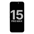 OLED Assembly Compatible For iPhone 15 Pro Max with Light Sensor Flex Cable (Used OEM Pull: Grade A)