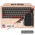 Top Case with Battery and Keyboard (ANSI US) For MacBook Air 13" A2337 (2020) (Gold)