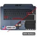 Top Case with Battery and Keyboard (ANSI US) For MacBook Air 15" A3114 (2024) (Midnight)