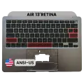 Top Case with Keyboard (ANSI US) For MacBook Air 13" A2337 (2020) (Used OEM Pull: Grade A) (Space Gray)