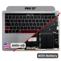 Top Case with Battery and Keyboard (ANSI US) For MacBook Pro 13" A1706 (2016-2017) (Space Gray)