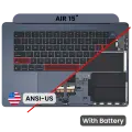 Top Case with Battery and Keyboard (ANSI US) For MacBook Air 15" A2941 (2023) (Midnight)