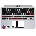 Top Case with Keyboard (ANSI US) For MacBook Air 11" A1370 (2011) (Used OEM Pull: Grade A)