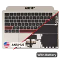 Top Case with Battery and Keyboard (ANSI US) For MacBook Air 13" A3113 (2024) (Genuine OEM) (Starlight)