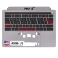 Top Case with Keyboard (ANSI US) For MacBook Pro 13" A1989 (2018-2019) (OEM New) (Space Gray)