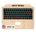 Top Case with Keyboard (ANSI US) For MacBook Air 13" A1932 (2018-2019) (OEM New) (Gold)