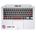 Top Case with Keyboard (ANSI US) For MacBook Pro 13" A1425 (2012-2013) (Used OEM Pull: Grade A)