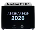 Complete LCD Display Assembly For MacBook Pro 16" A3428 / A3429 (2026) (Genuine OEM) (Silver)