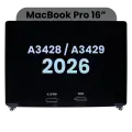 Complete LCD Display Assembly For MacBook Pro 16" A3428 / A3429 (2026) (Genuine OEM) (Space Black)