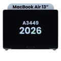 Complete LCD Display Assembly For MacBook Air 13" A3449 (2026) (Genuine OEM) (Sky Blue)