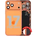 Back Housing With Charging Port Flex & Small Parts For iPhone 17 Pro Max (EU / Global Version) (Used OEM Pull: Grade A) (Cosmic Orange)
